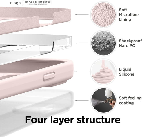 elago iPhone 14 Case Liquid Silicone